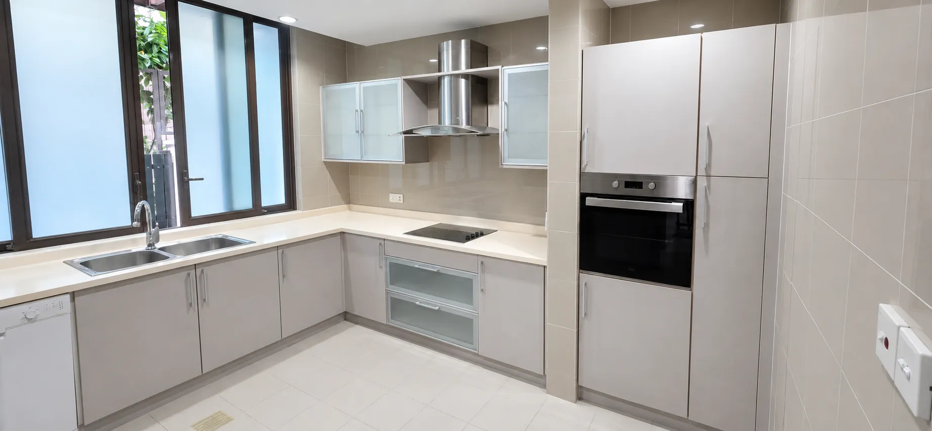 Dry kitchen — as it is